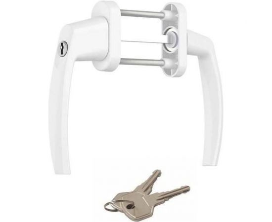 Балконная ручка Tech-Krep ключ штифт 120 мм, белый 148124 
