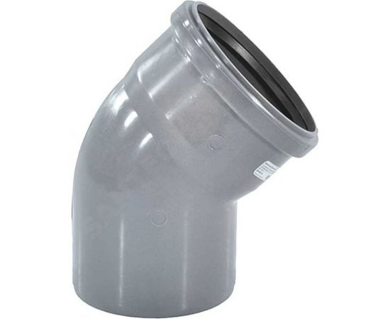 Отвод VALFEX 45 градусов, 50 мм, внутренняя канализация 20102050 – изображение 2