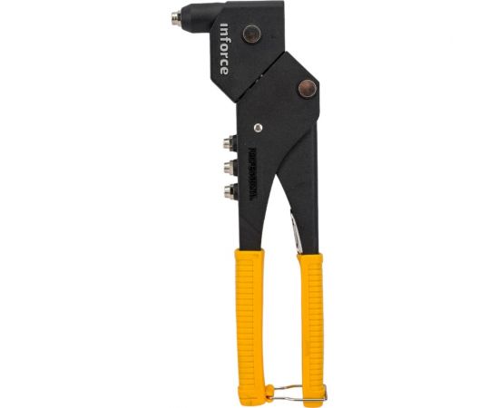 Литой ручной заклепочник Inforce поворотный 360 град., в кейсе, с набором заклепок 2.4-4.8 мм 06-14-111 – изображение 2