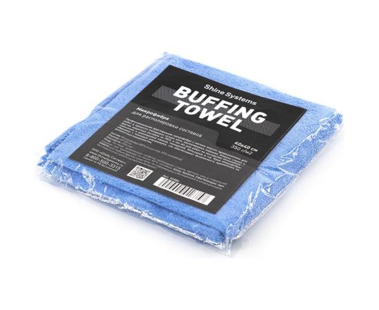 Микрофибра для располировки составов Shine systems Buffing Towel 40х40см SS884 – изображение 2