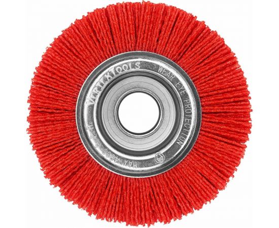 Щетка нейлоновая плоская для УШМ 100 мм vertextools 22400-100 – изображение 2