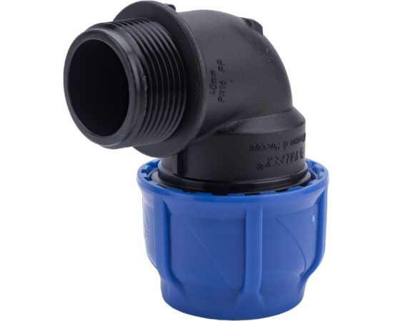 Компрессионный отвод VALFEX ПНД, с наружной резьбой, 40x1 1/4"" 1210012440114 – изображение 3