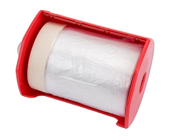 Плёнка укрывная ПЭВД 0.55x33 м, 10 мкм с клейкой лентой Управдом 4100003376 – изображение 3