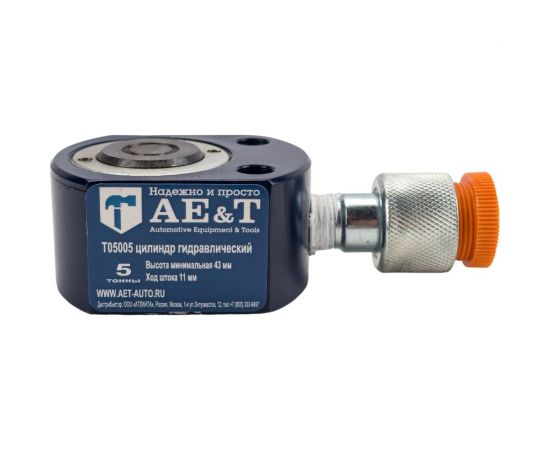 Низкий гидравлический цилиндр AE&T 5т T05005 – изображение 3