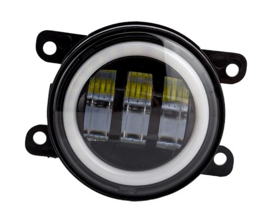 Светодиодная фара AIRLINE PRO с регулируемой световой границей, 32 Вт, белый/ободок, D-90 мм, комплект 2 шт. ALED080 – изображение 3