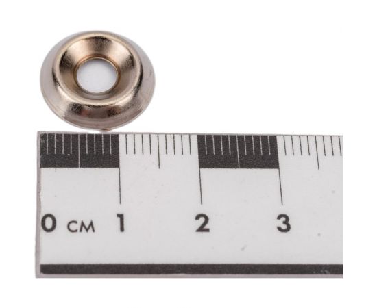 Мебельная шайба ЕВРОПАРТНЕР 15x5,2, под шуруп, никель (15 шт.) 16 3214 11 – изображение 4