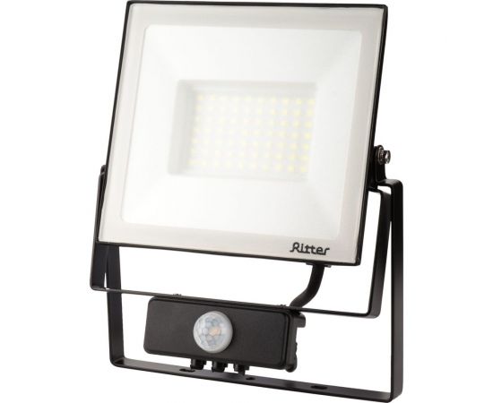 Светодиодный прожектор RITTER серия PROFI 230В 70 Вт 6500К 7000Лм IP65 черный с датчиком движения 53423 9 – изображение 4