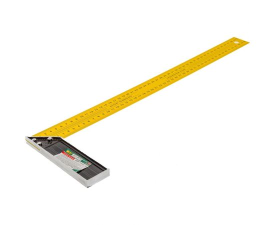 Столярный угольник желтый усиленный 500 мм FIT 19445 – изображение 4
