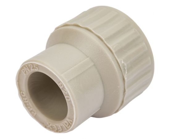 Муфта комбинированная с внутренней резьбой VALFEX PP-R серая, 20 мм х1/2"" 10129020Г 127-0353 – изображение 5