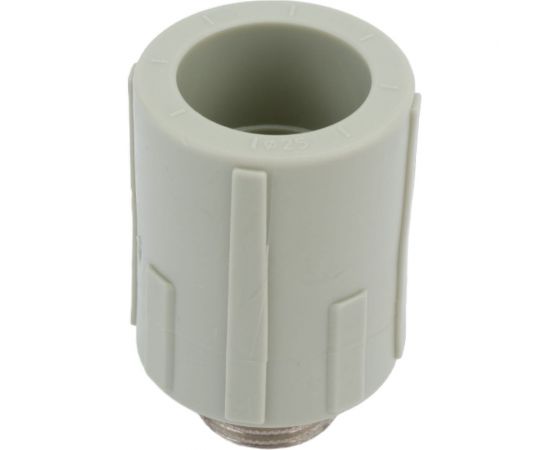Комбинированная муфта ПОЛИТЭК 25x1/2 с нар. р. PPRC, серый 9000002512С – изображение 5