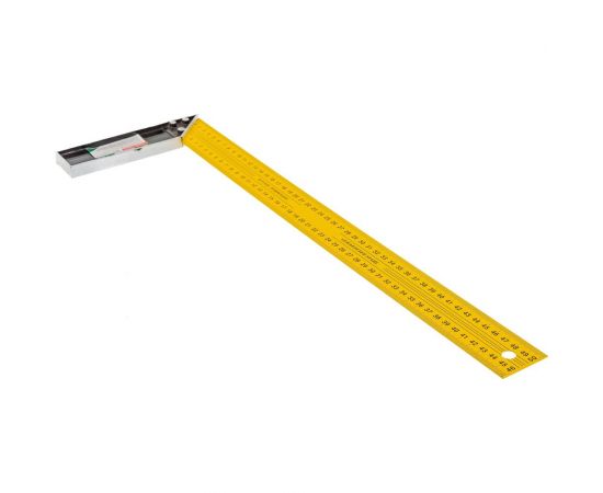 Столярный угольник желтый усиленный 500 мм FIT 19445 – изображение 5