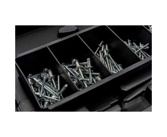 Литой ручной заклепочник Inforce поворотный 360 град., в кейсе, с набором заклепок 2.4-4.8 мм 06-14-111 – изображение 6