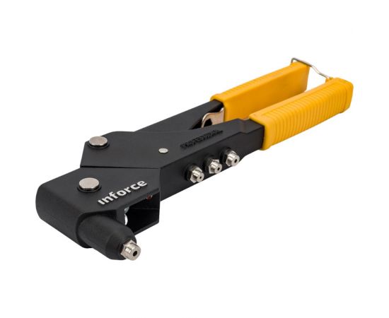 Литой ручной заклепочник Inforce поворотный 360 град., в кейсе, с набором заклепок 2.4-4.8 мм 06-14-111 – изображение 7