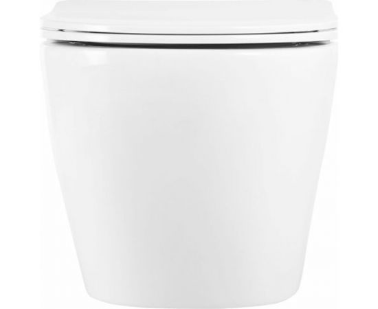 Подвесной унитаз BelBagno UNO безободковый с сиденьем Soft Close BB3105CHR/SC 