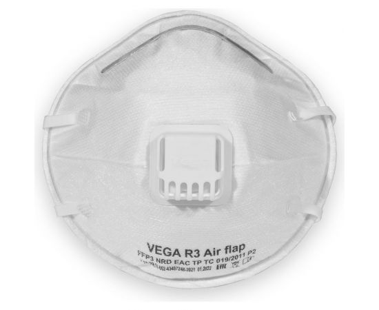 Респиратор с клапаном Фабрика Вега Спец Vega R3 Аir Flap FFP3, 10 шт 1671238 