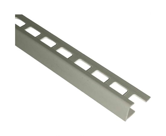 Профиль для плитки наружный DECONIKA 10 мм 2.5 м 002-G Светло-серый глянец Д-Пл10-Н 002-G СВТ СЕР Г 