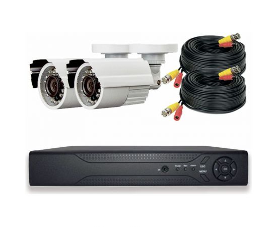 Комплект видеонаблюдения PS-link AHD 5Мп KIT-C502HD 2 камеры для улицы 3134 