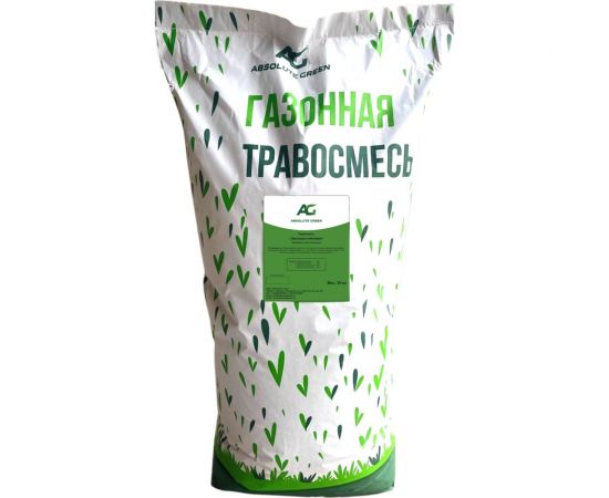 Газонная травосмесь ABSOLUTE GREEN Засухоустойчивая 20 кг 00000000366 