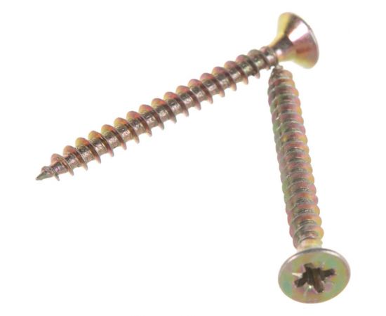 Потайной универсальный шуруп Метизный двор 4,5x45, желтый, 13 шт. 4690441018670 