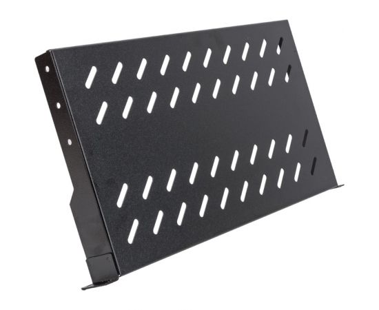 Консольная полка DATAREX 19 дюймов 1u глубина 250 мм нагрузка до 25 кг чер DR-411111 – изображение 2