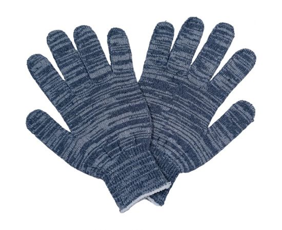 Трикотажные перчатки с ПВХ ПРОМПЕРЧАТКИ 5 нитей, 10 класс, серые, 10 пар ПП-27090/10 – изображение 2