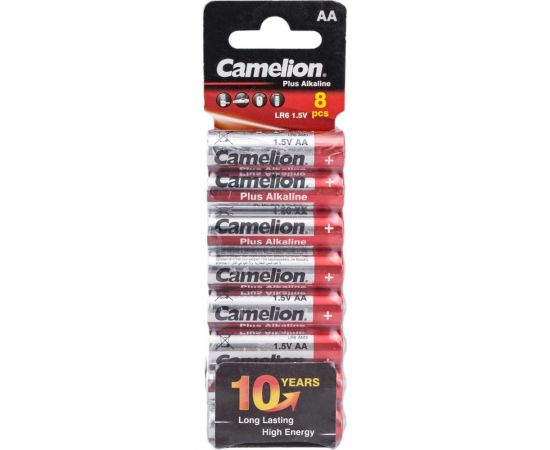Батарейка Camelion Plus Alkaline SP8 LR6 (LR6-SP8,1.5В) 14862 – изображение 2