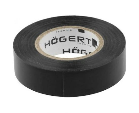 Изоляционная лента Hogert Technik 0,13x19 мм, 20 м, черная HT1P281 – изображение 2