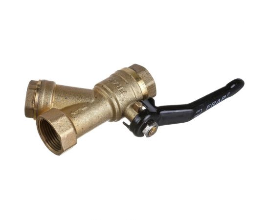 Шаровой кран с фильтром Frap 3/4 вн/вн рукоятка 531321 – изображение 2