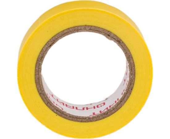 Изолента ОНЛАЙТ OIT-B15-10/Y ПВХ, желтая, Китай 61879 – изображение 2