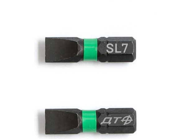 Бита ударная (2 шт; SL7х25 мм; 1/4"") Дело Техники 792502 – изображение 2