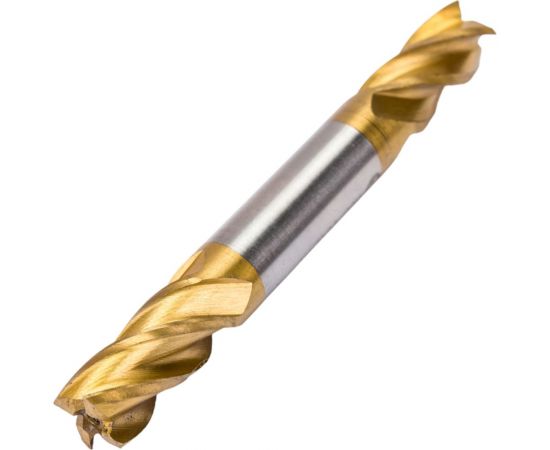 Фреза концевая двухсторонняя цх 10x20x80 мм, 4-п, Р6М5, DIN 844 ИНСТУЛС 00001175051 – изображение 2