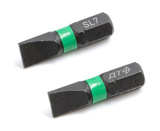 Бита ударная (2 шт; SL7х25 мм; 1/4"") Дело Техники 792502 – изображение 3