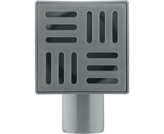 Горизонтальный трап RTP с сухим затвором с поплавком серый D 50 мм, 100х100 мм 36579 – изображение 3