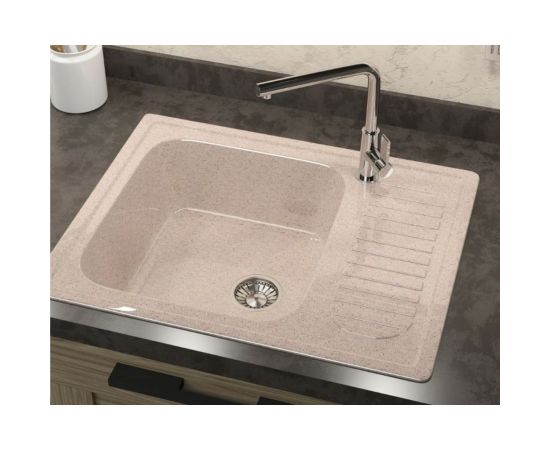 Кухонная мойка GLANZ цвет: чёрный J-015-32 – изображение 3