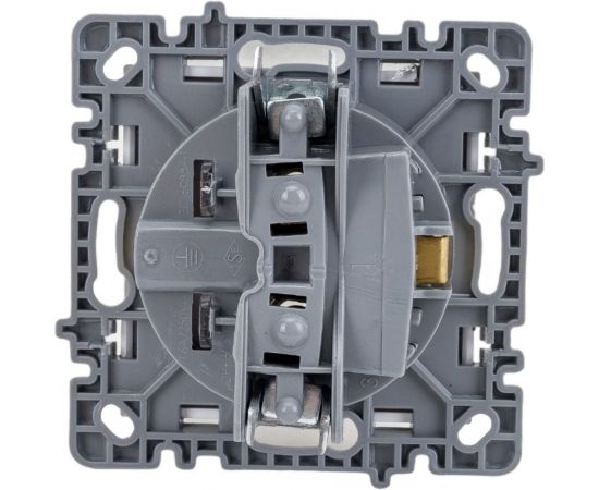 Механизм 1-местной розетки Nilson СУ с заземлением, moda-advantage белый, 20112417 – изображение 3