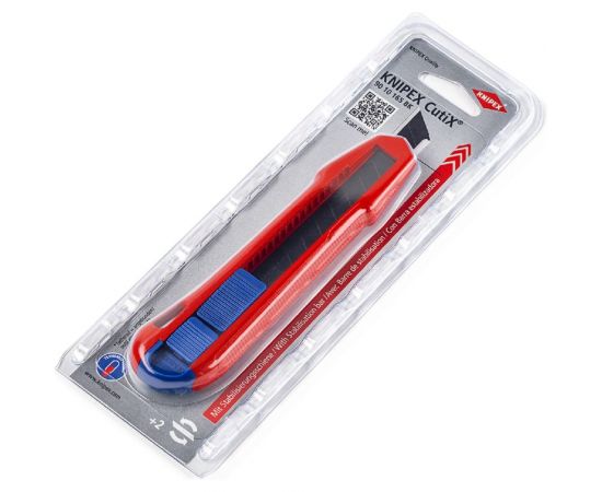 Универсальный нож Knipex, CutiX, 165 мм, для стандартных отламывающихся лезвий на 18 мм, KN-9010165BK – изображение 3