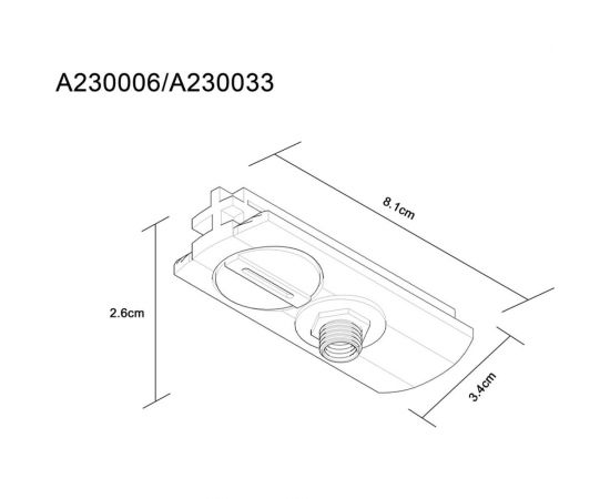 Коннектор питания Arte Lamp TRACK ACCESSORIES A230006 – изображение 4