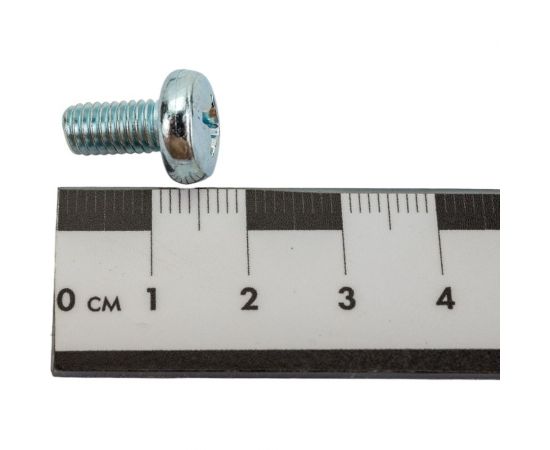 Винт Невский Крепеж DIN 7985, с полукруглой головкой, оцинк., М6x12 12 шт. 823804 – изображение 4