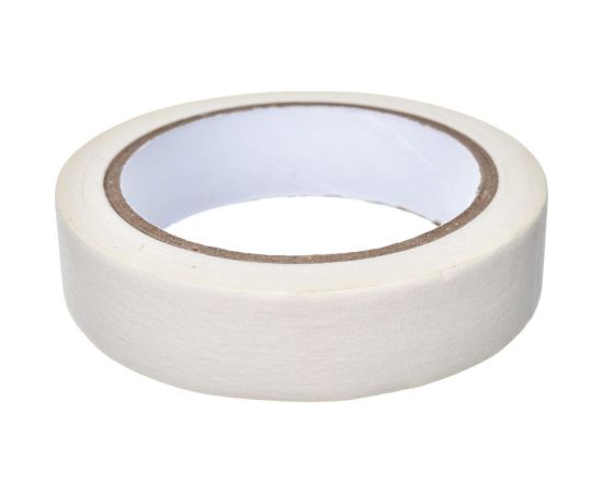 Малярная клейкая лента КОРДЛЕНД белая, 25 мм, 125 мкм, 30 м SCO-00377 – изображение 4