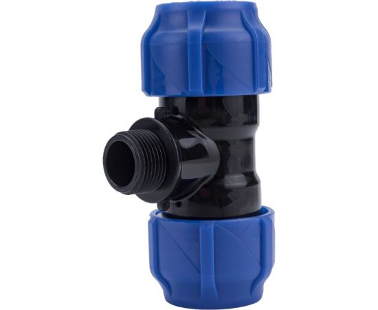 Компрессионный переходной тройник VALFEX ПНД, с наружной резьбой, 32-3/4""-32 1210023203432 – изображение 4