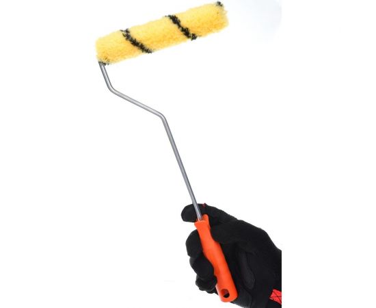 Валик DECOR 150 мм, d 15 мм, бюгель 6 мм , ворс 11 мм, полиакрил тигр, ручка удлиненная стандарт – изображение 5