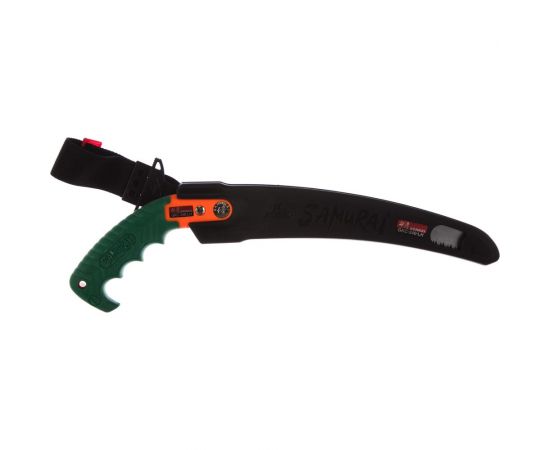 Пила самоочищающаяся изогнутое полотно в чехле, с поясным креплением SAMURAI GKC-240-LH – изображение 5