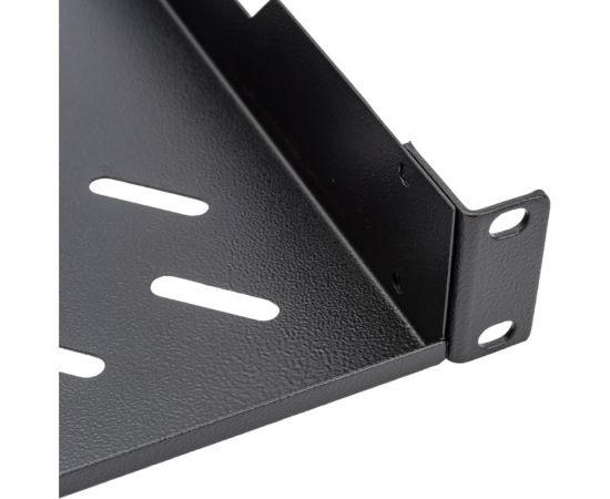 Консольная полка DATAREX 19 дюймов 1u глубина 250 мм нагрузка до 25 кг чер DR-411111 – изображение 5
