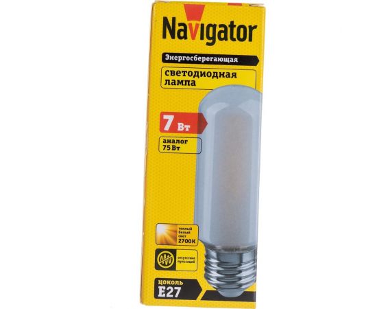 Лампа Navigator NLL-F-T39-7-230-2.7K-E27-FR 110mm 14439 – изображение 6