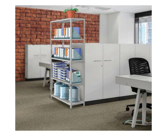 Металлический стеллаж BRABIX MS KD-200/40-5 2000х1000х400 мм, 5 полок, сборная стойка 291119 – изображение 8