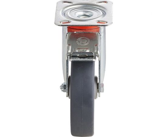 Колесо с вращающейся опорой, пластиной крепления и передним тормозом (80 мм; 70 кг) Tellure rota 716601 – изображение 8