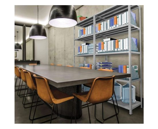 Металлический стеллаж BRABIX MS KD-200/40-5 2000х1000х400 мм, 5 полок, сборная стойка 291119 – изображение 9