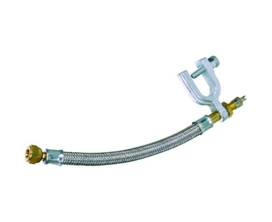 Резиновый удлинитель в металлической оплетке Rossvik 210 мм, с крепежом EX-210-FM-U 