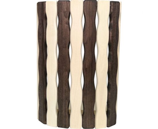 Угловой извилистый абажур Бацькина Баня Zebra 30776 