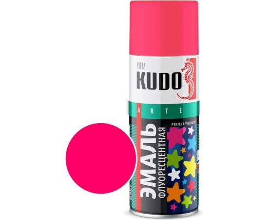 Эмаль флуоресцентная KUDO розовая KU-1207 